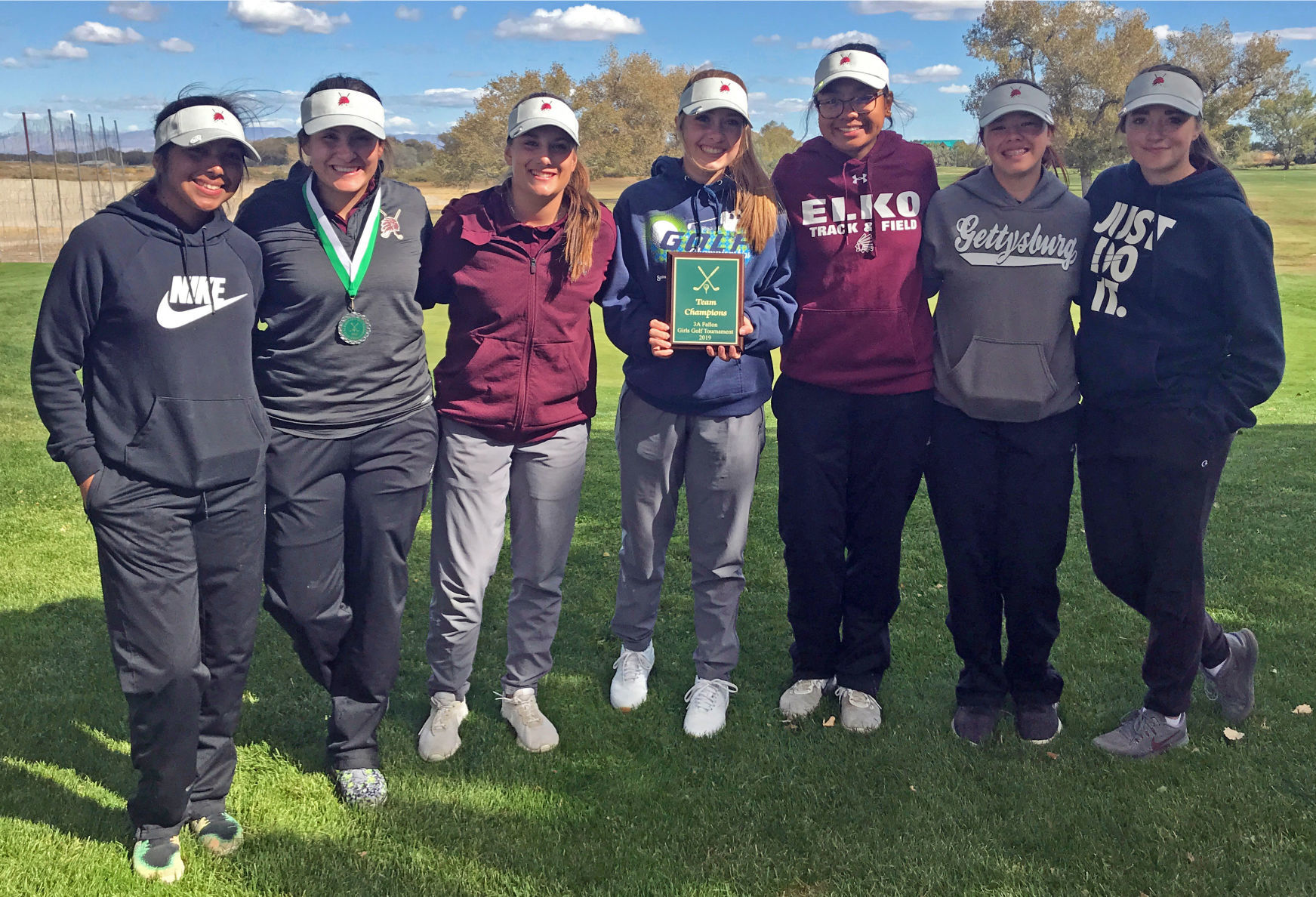 Elko Lady Indians Golf Team — Fallon tournament champion